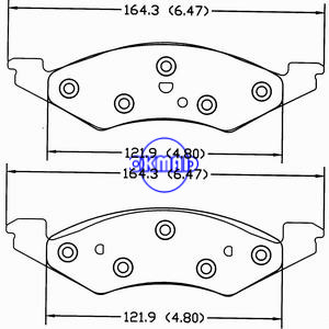 FORD Escort Coupe Sedan EXP Tempo MERCURY LN7 Lynx Topaz Brake pad FMSI:7106A-D179 OEM:E1FZ-2001-A, F179